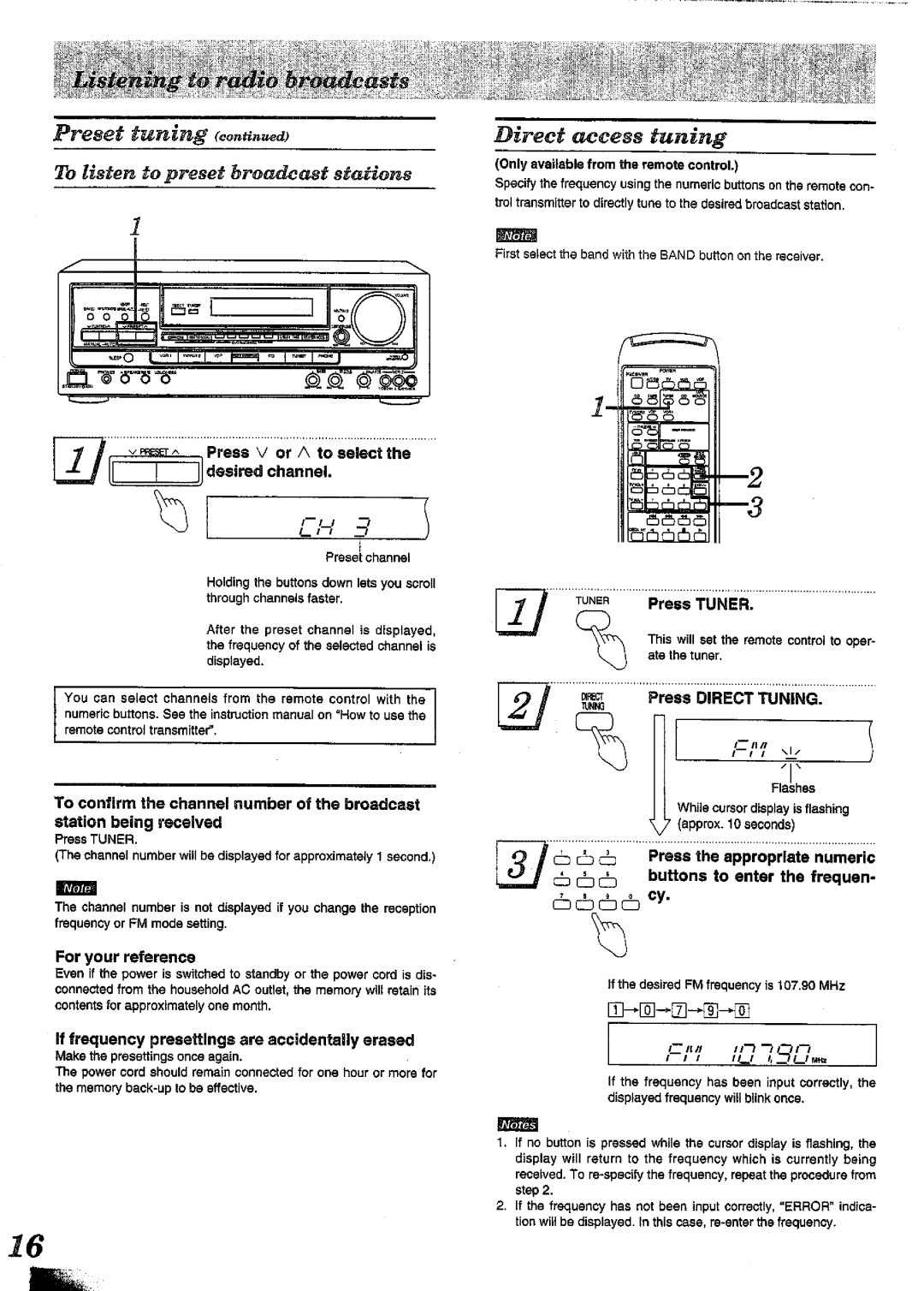 Technics SA-EX700 manual 