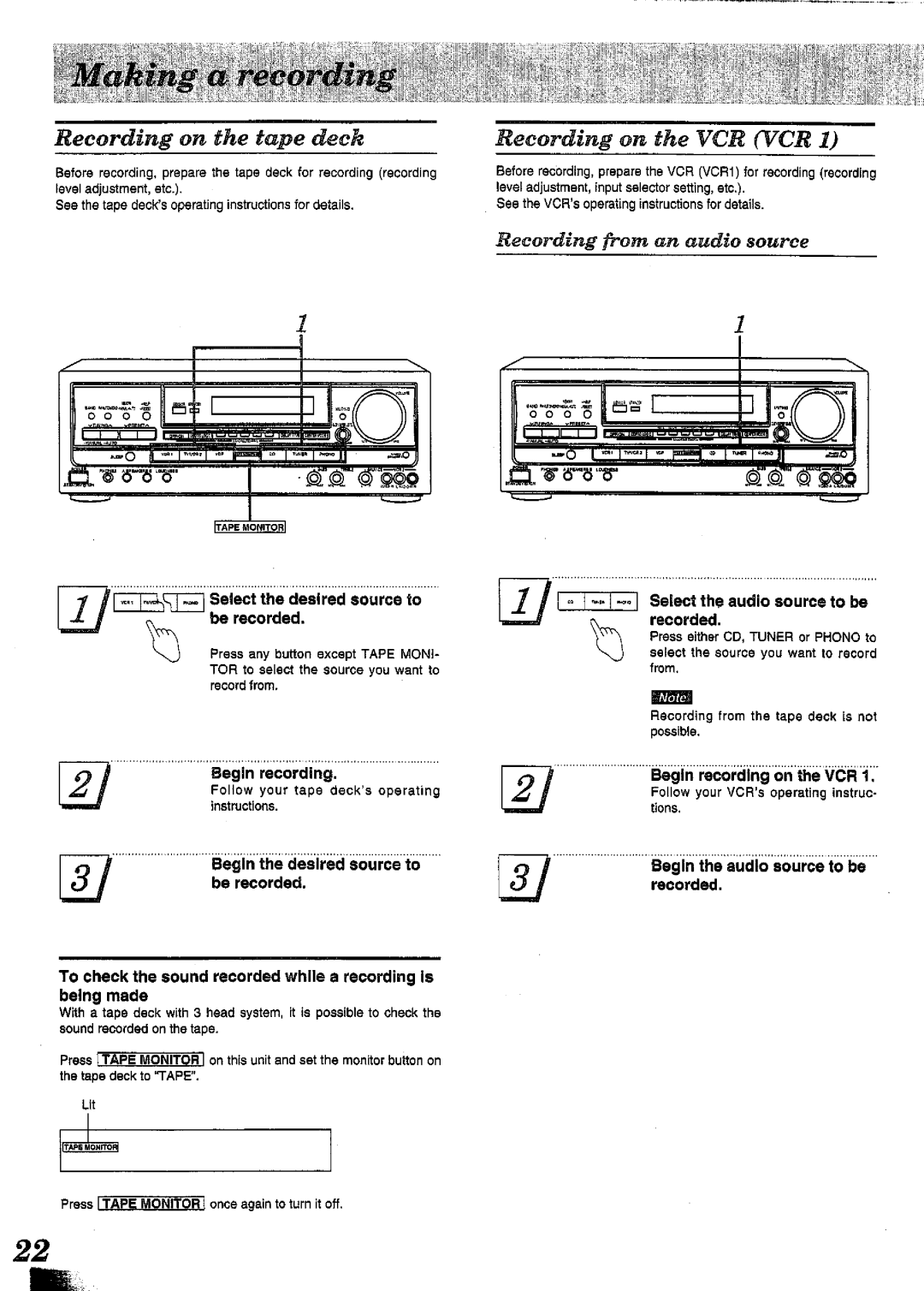 Technics SA-EX700 manual 