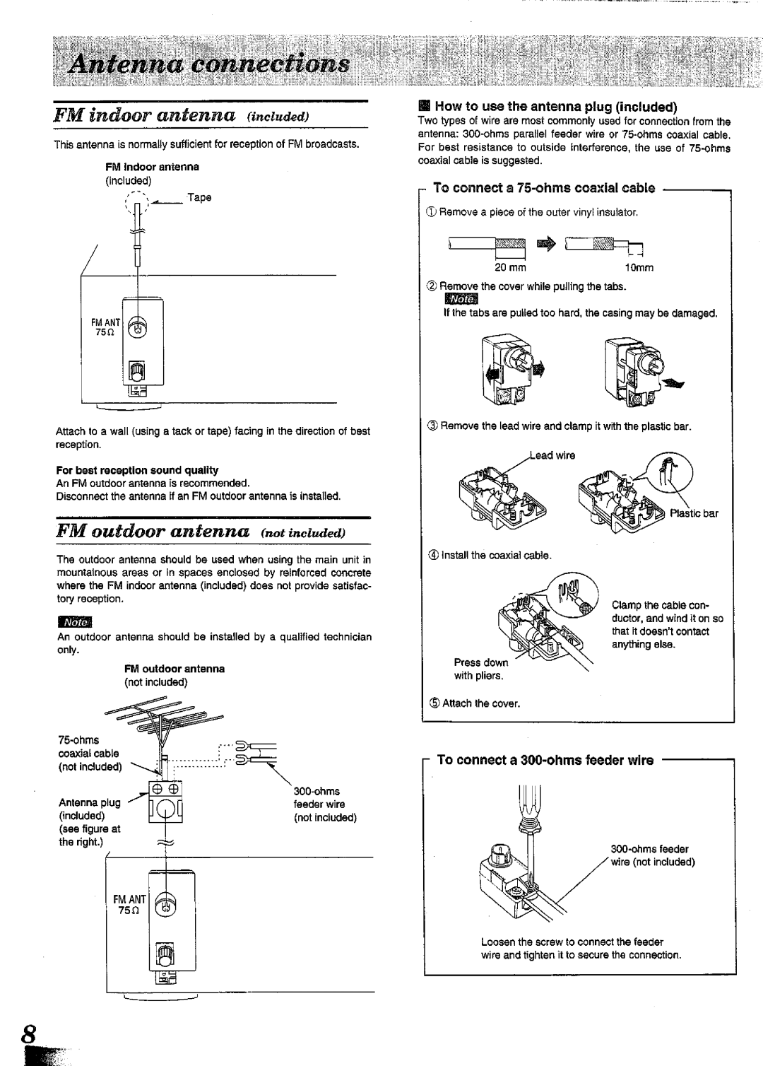 Technics SA-EX700 manual 