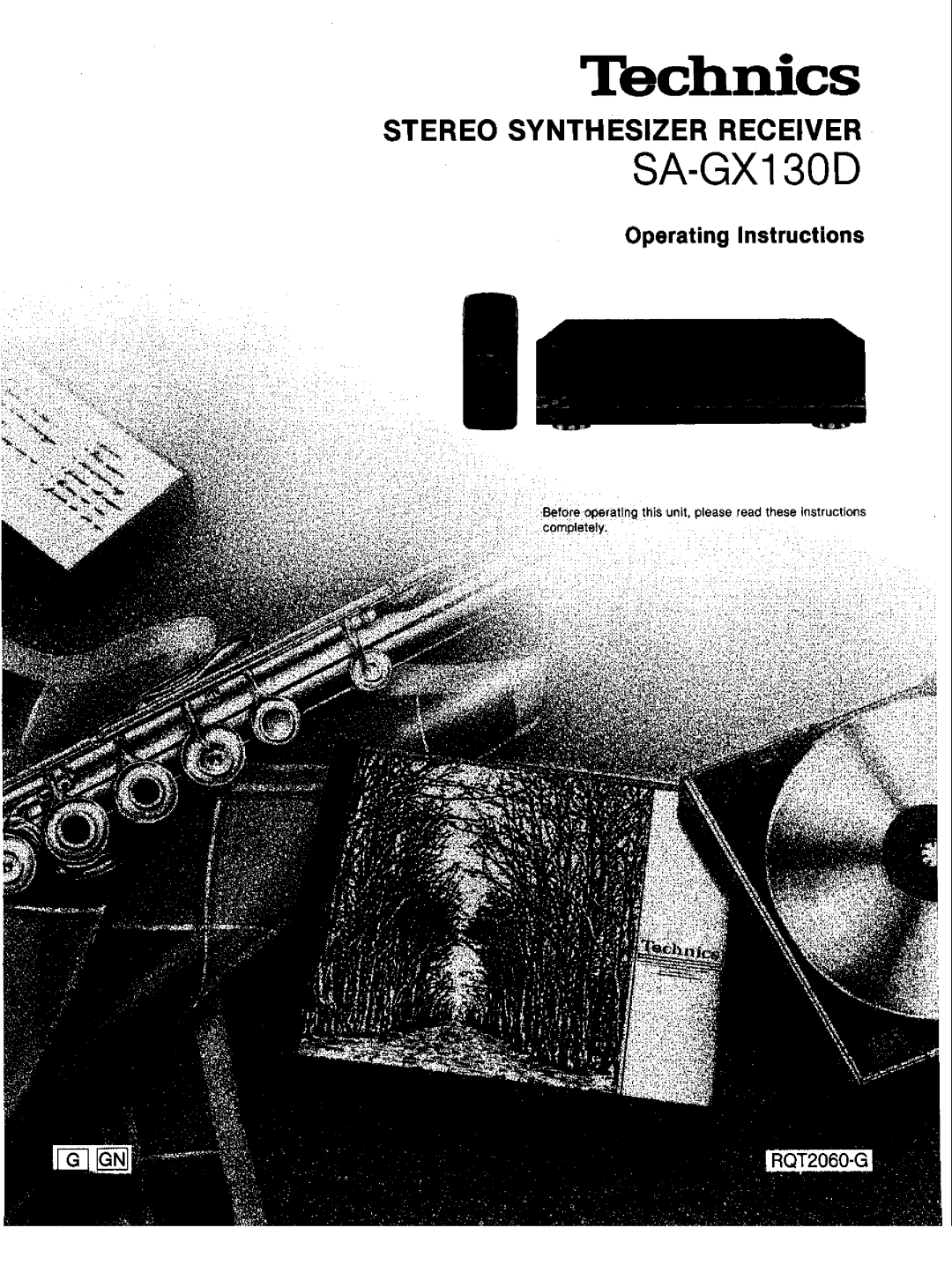 Technics SA-GX130D manual 