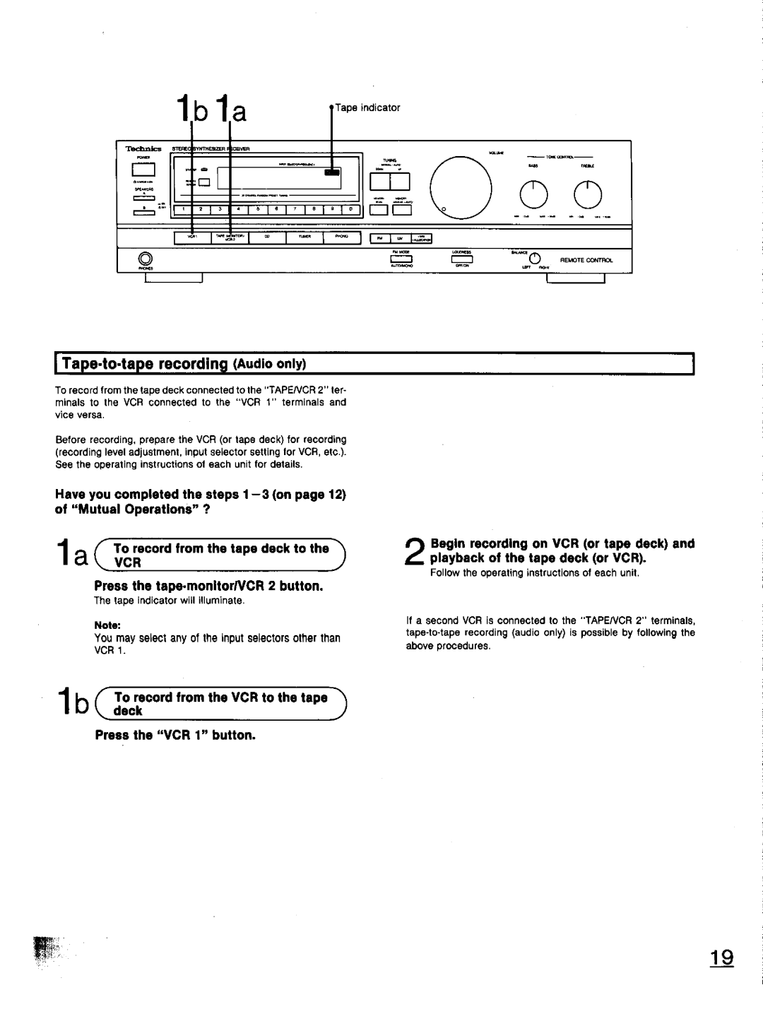 Technics SA-GX130D manual 