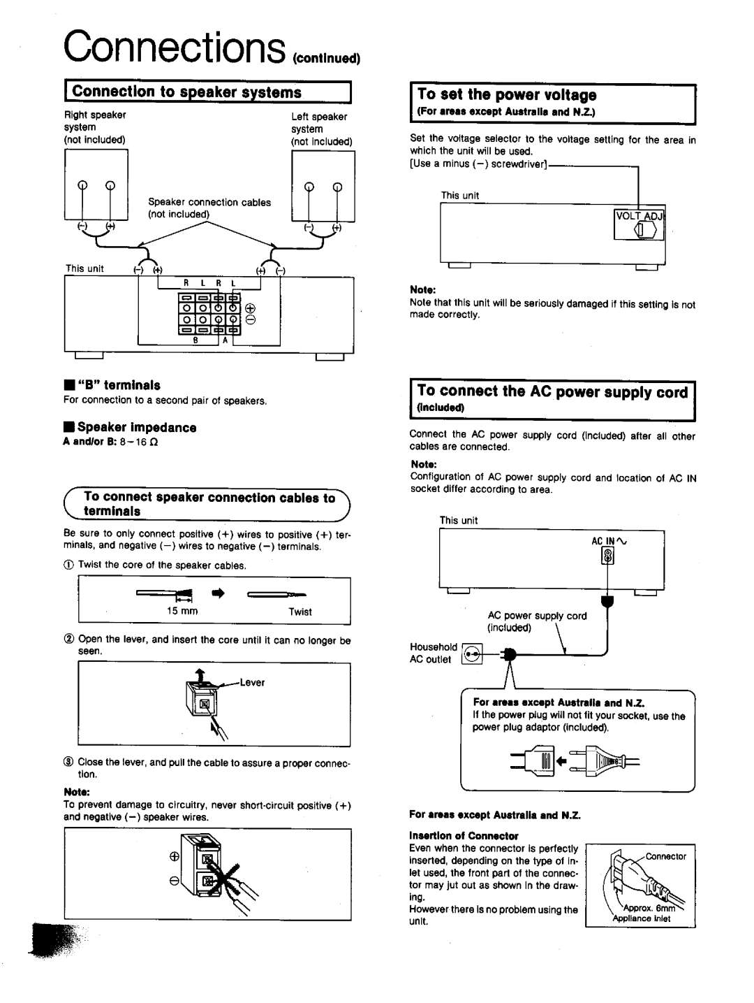 Technics SA-GX130D manual 