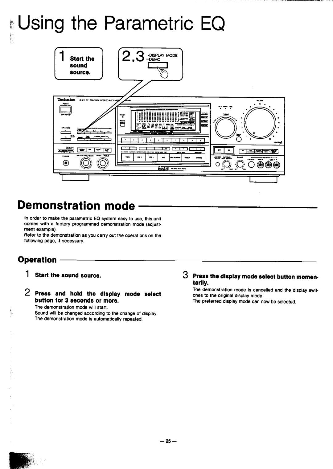 Technics SA-GX910 manual 