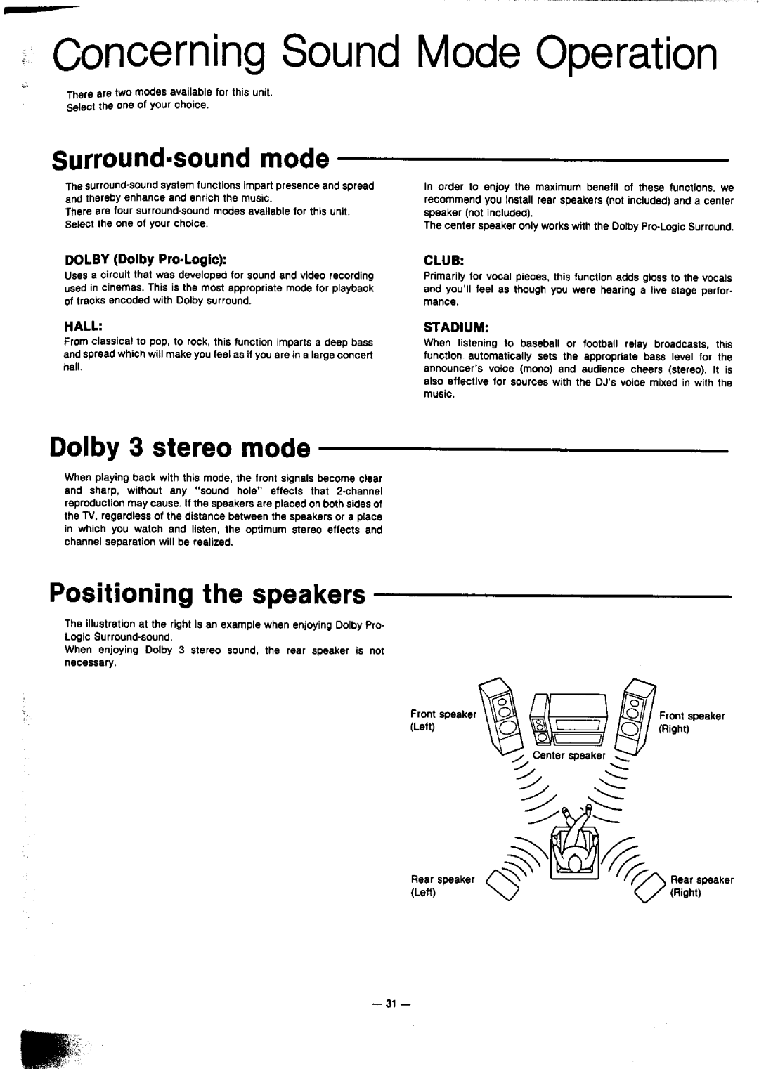 Technics SA-GX910 manual 