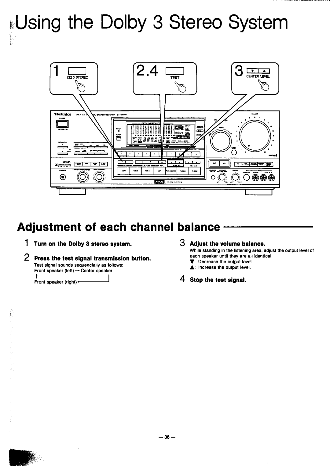 Technics SA-GX910 manual 