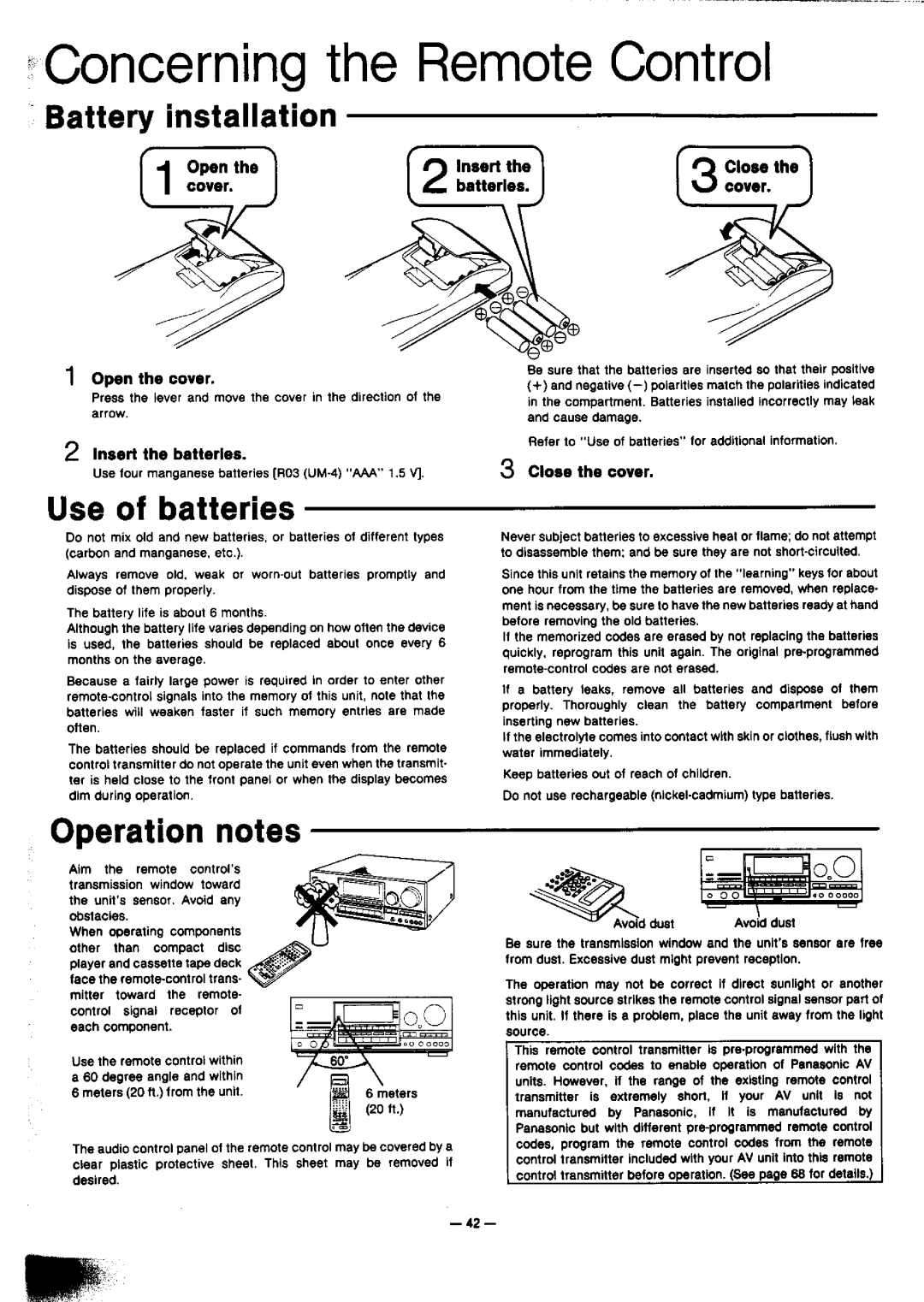 Technics SA-GX910 manual 