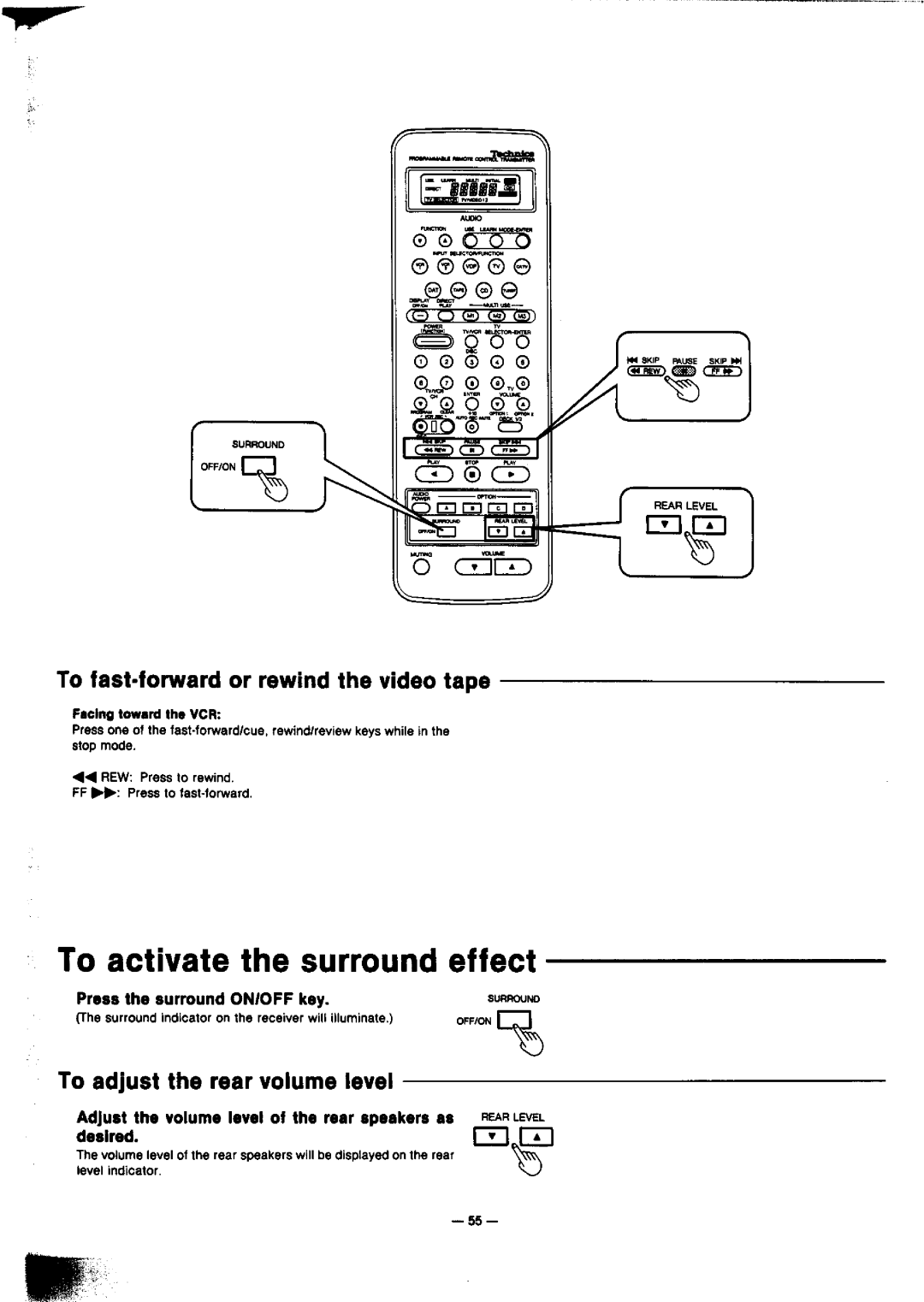 Technics SA-GX910 manual 