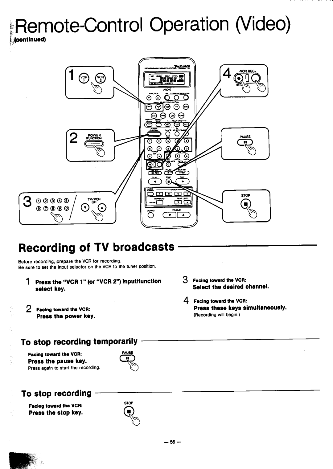 Technics SA-GX910 manual 