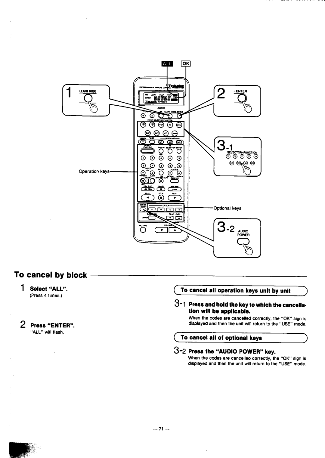 Technics SA-GX910 manual 