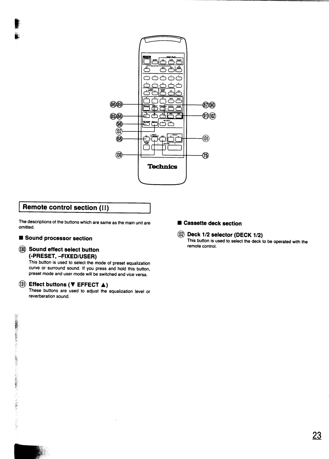 Technics SC-CH700 manual 