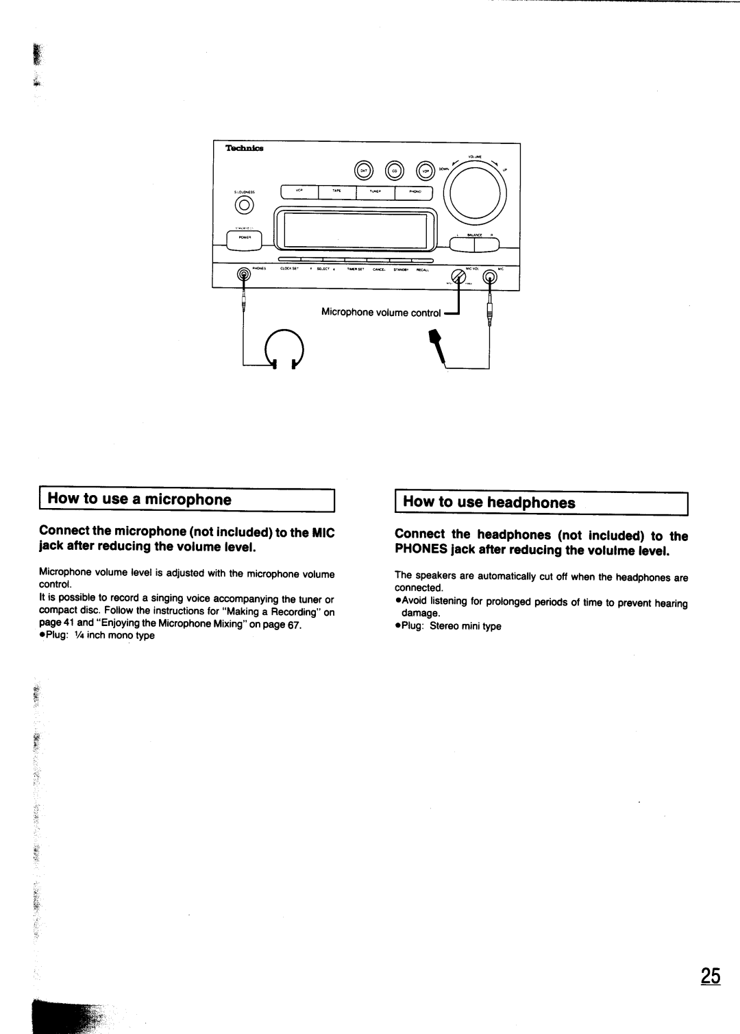 Technics SC-CH700 manual 