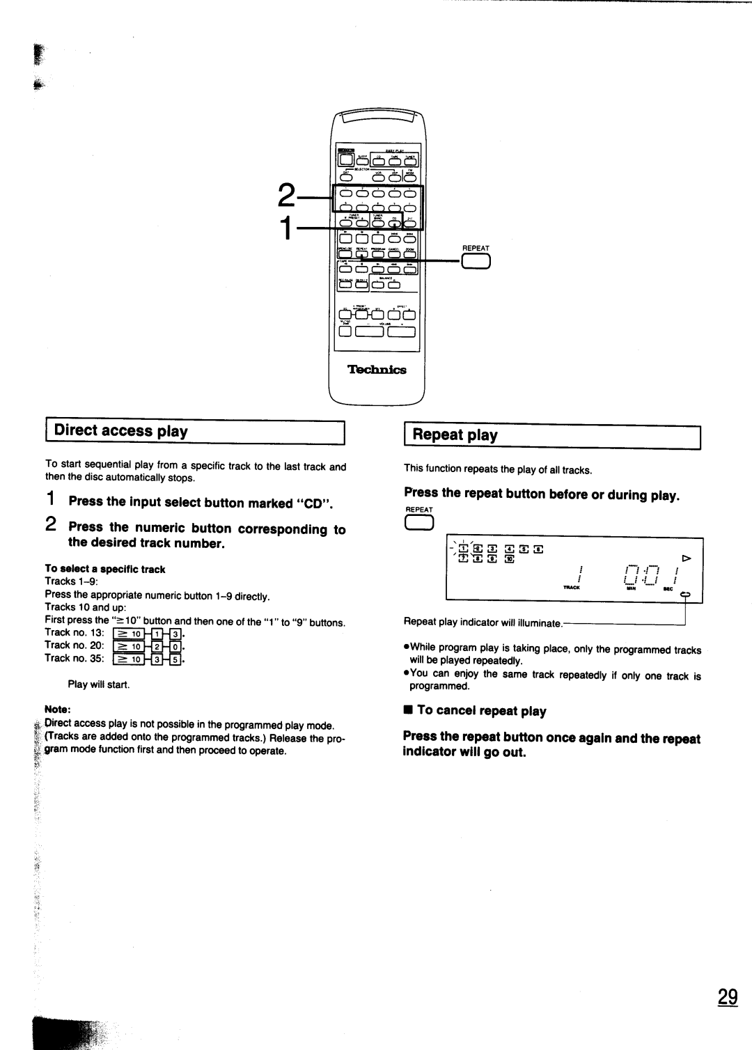 Technics SC-CH700 manual 