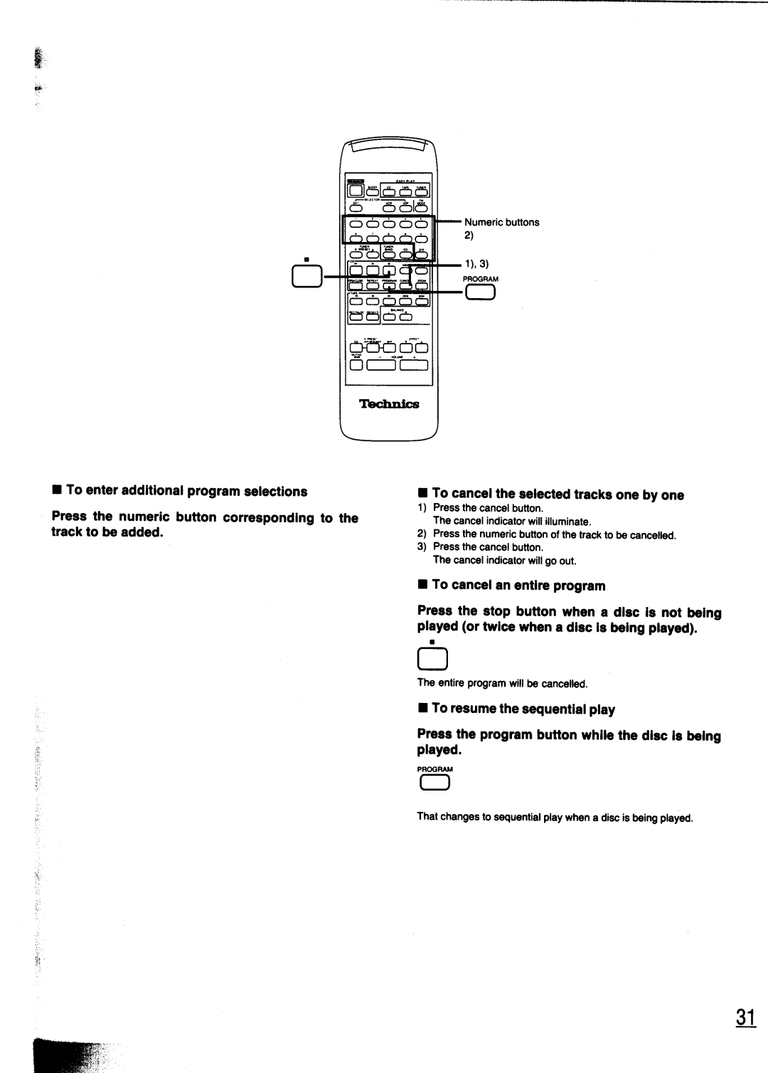 Technics SC-CH700 manual 