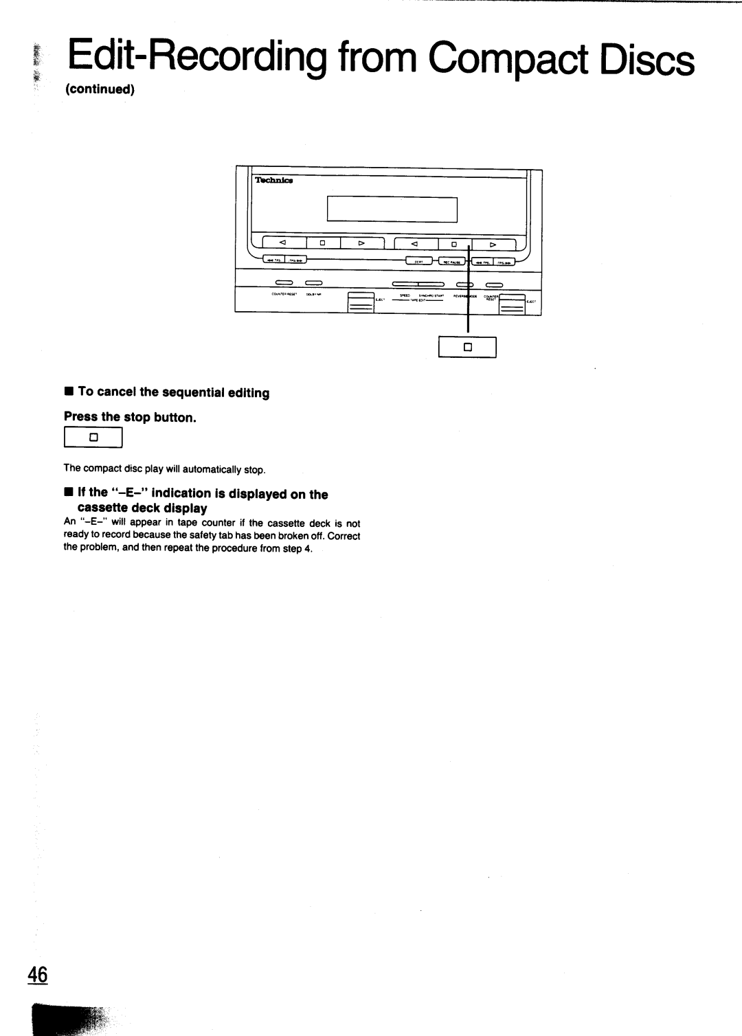 Technics SC-CH700 manual 