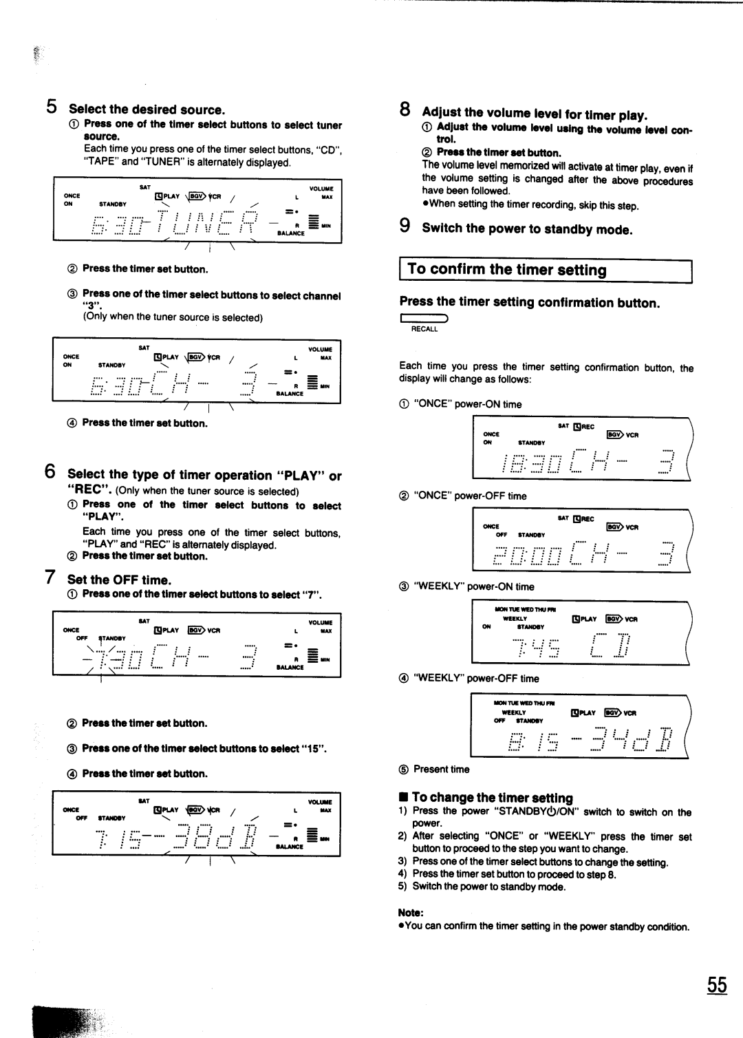 Technics SC-CH700 manual 