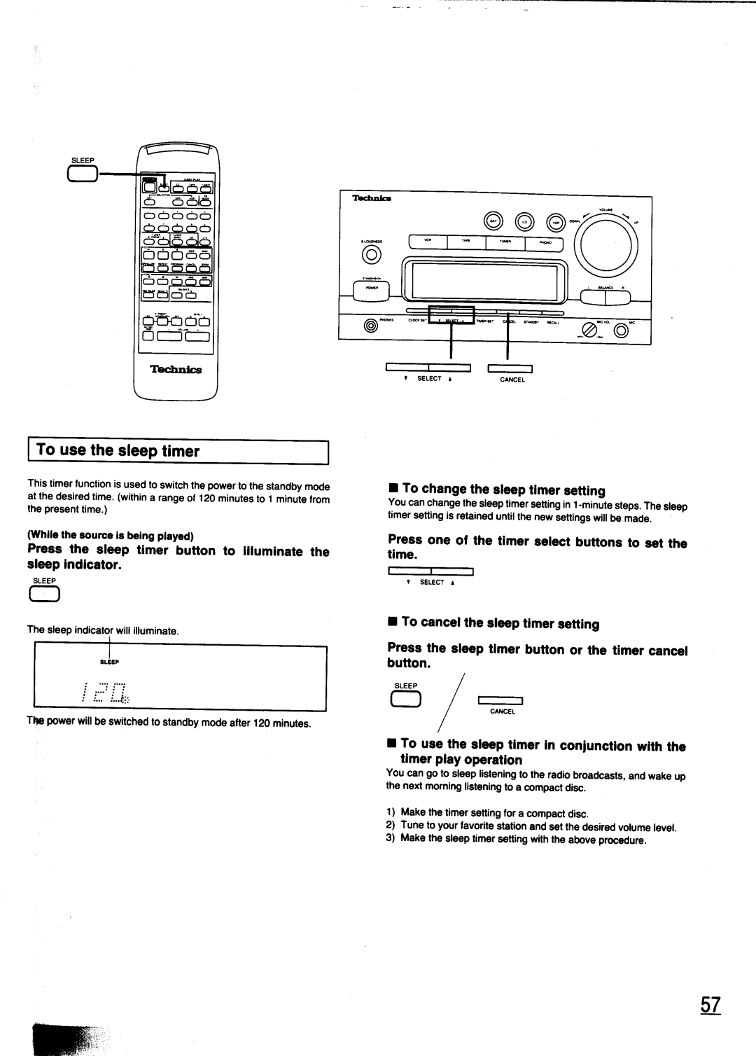 Technics SC-CH700 manual 