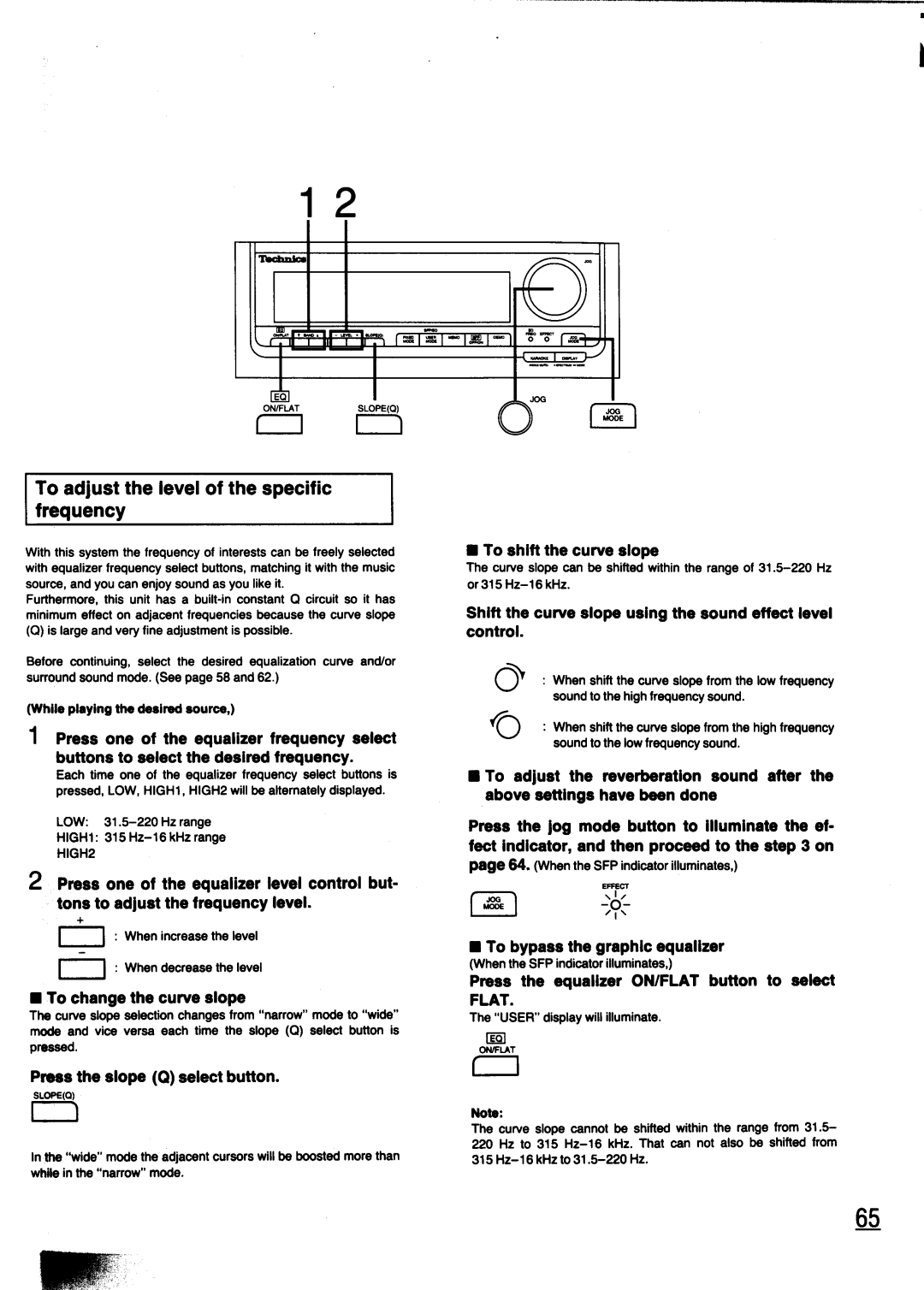 Technics SC-CH700 manual 