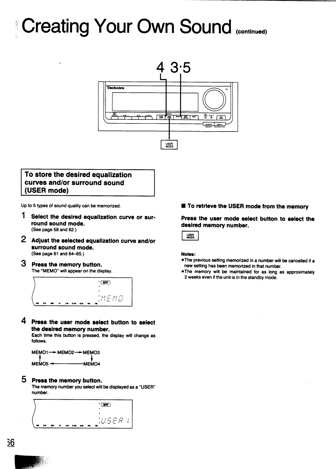 Technics SC-CH700 manual 