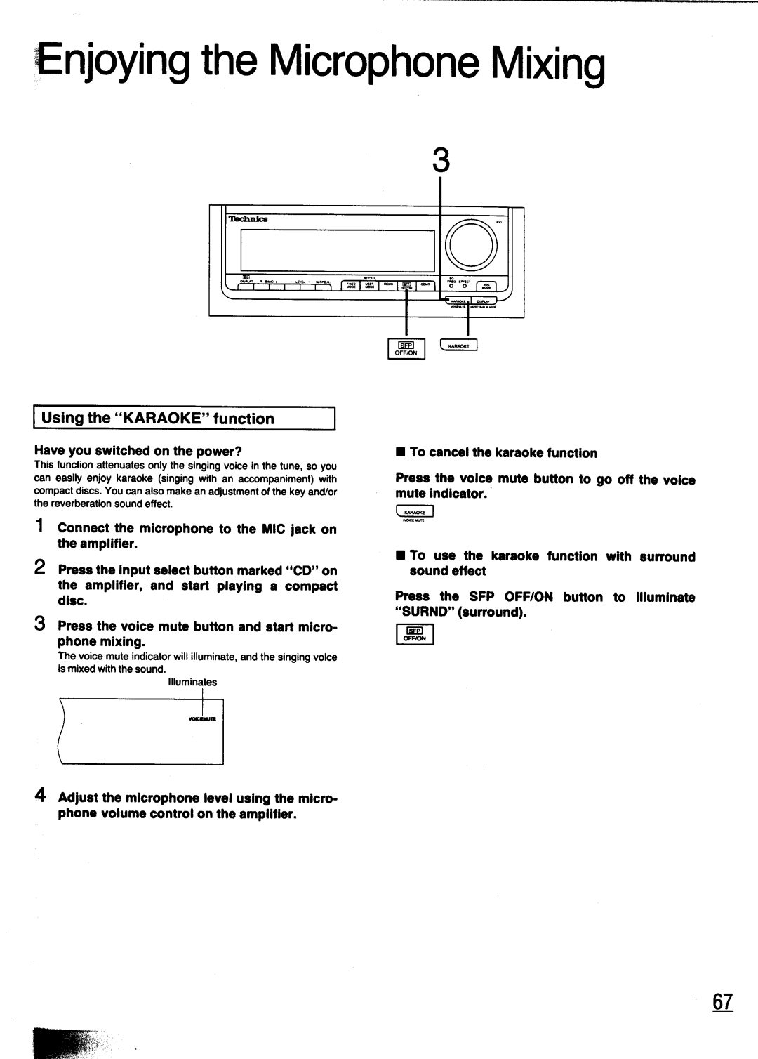 Technics SC-CH700 manual 