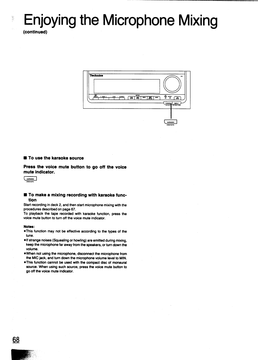 Technics SC-CH700 manual 