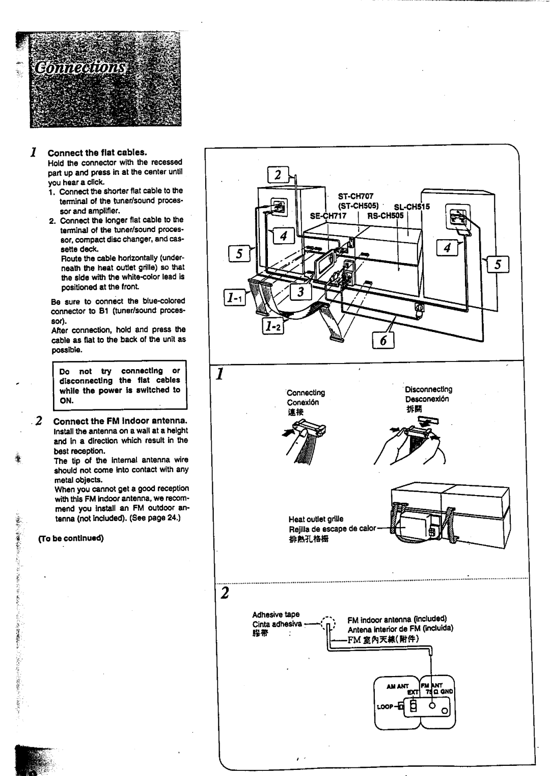 Technics SC-CH717 manual 