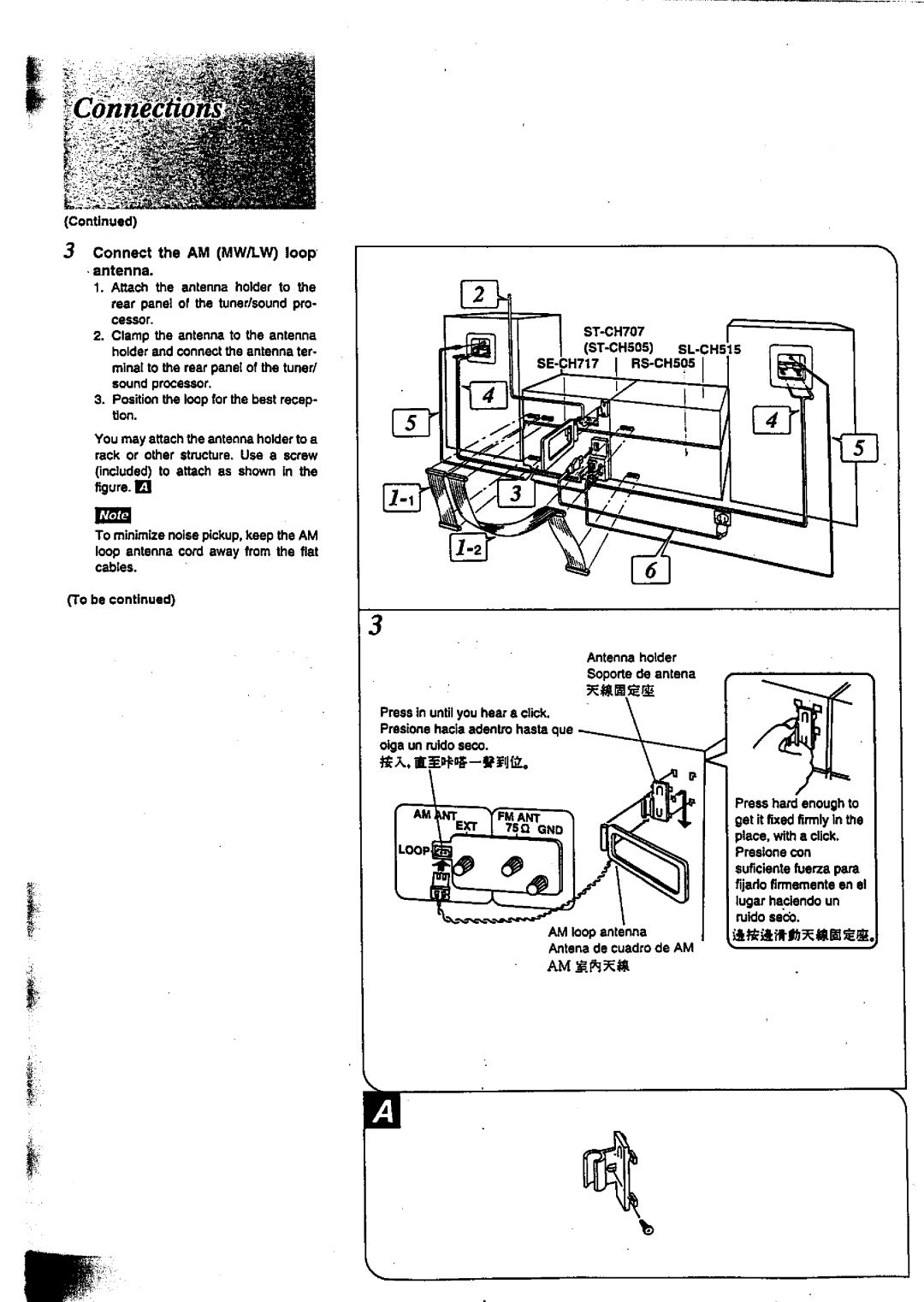 Technics SC-CH717 manual 