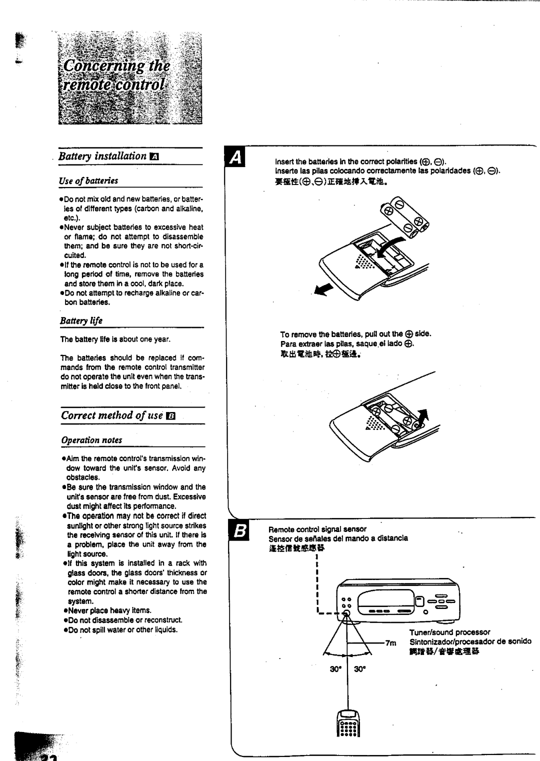 Technics SC-CH717 manual 