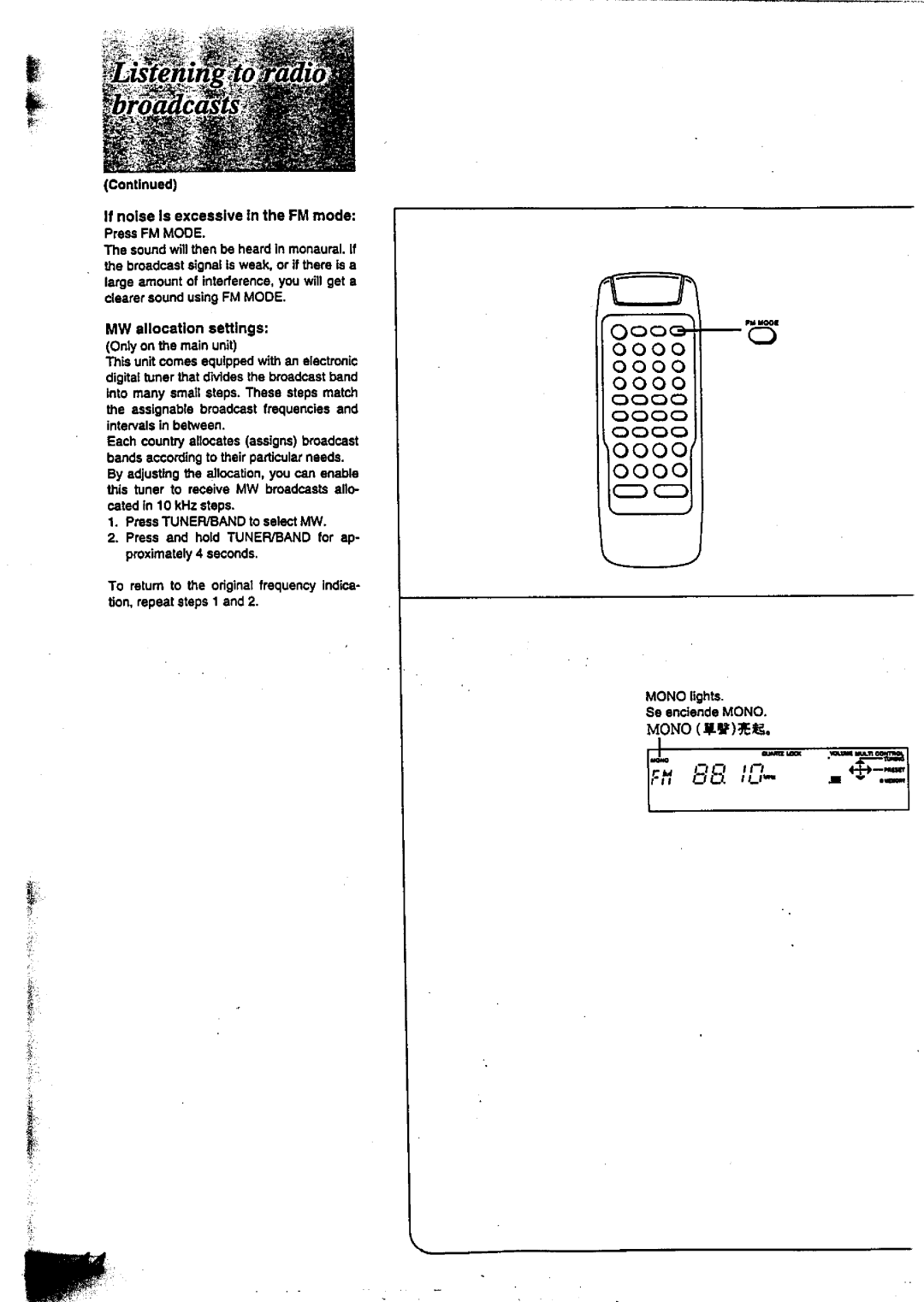 Technics SC-CH717 manual 