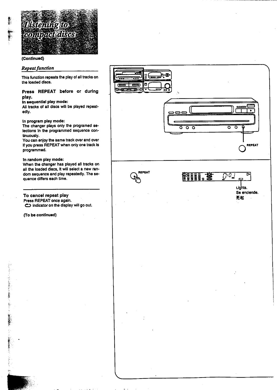 Technics SC-CH717 manual 