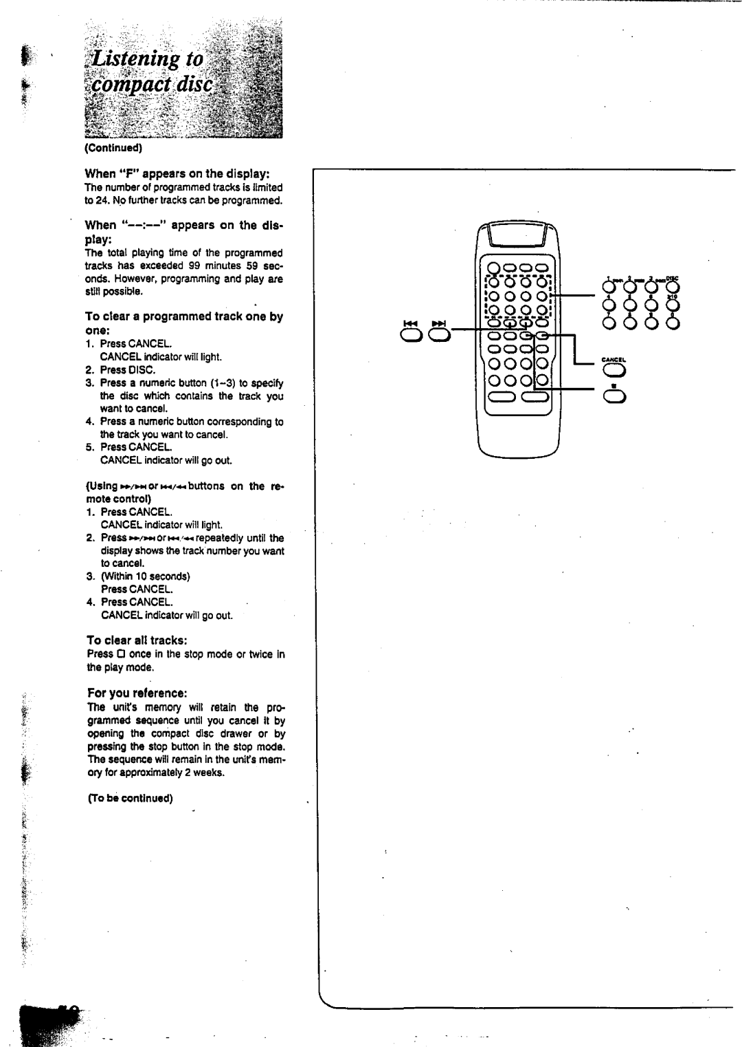 Technics SC-CH717 manual 