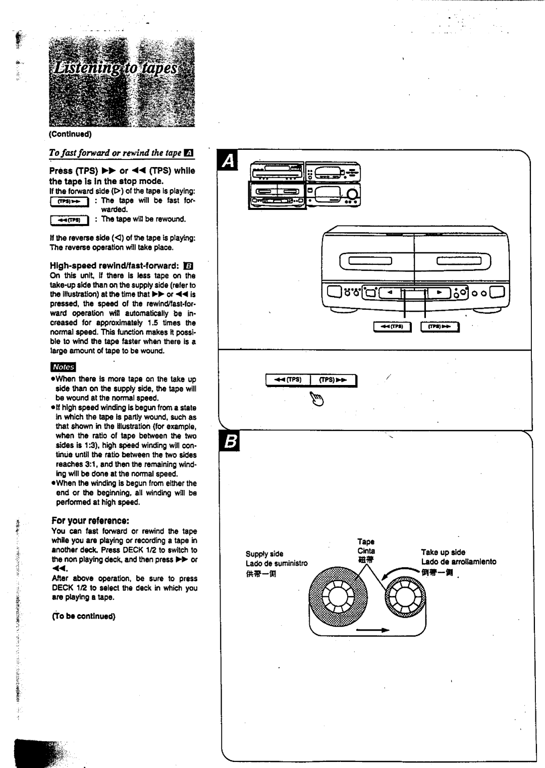 Technics SC-CH717 manual 