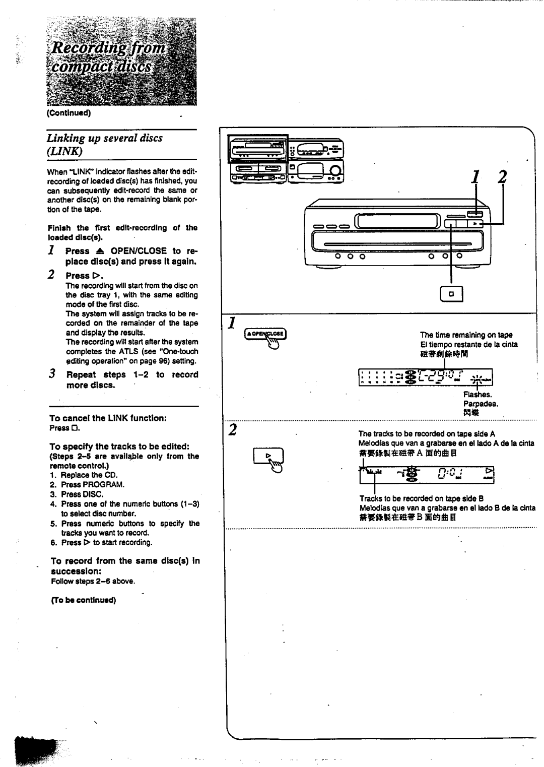 Technics SC-CH717 manual 