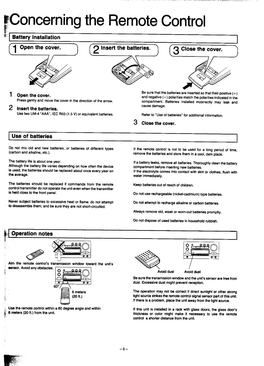 Technics SC-CH900 manual 