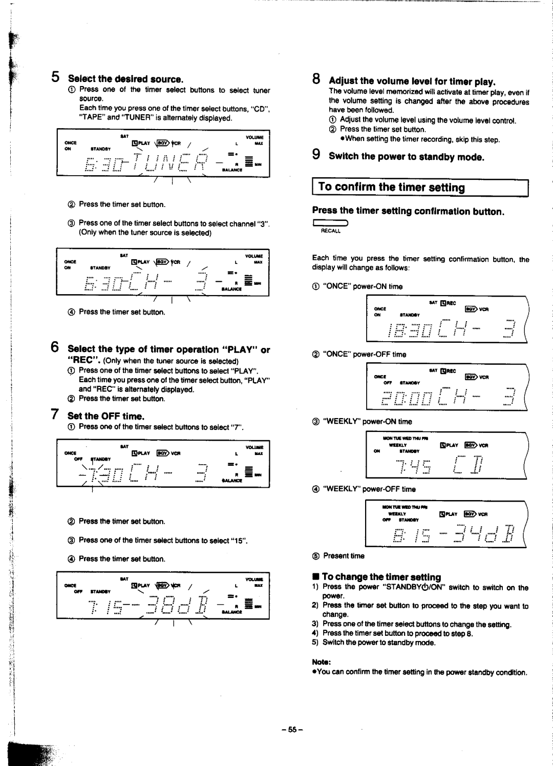 Technics SC-CH900 manual 