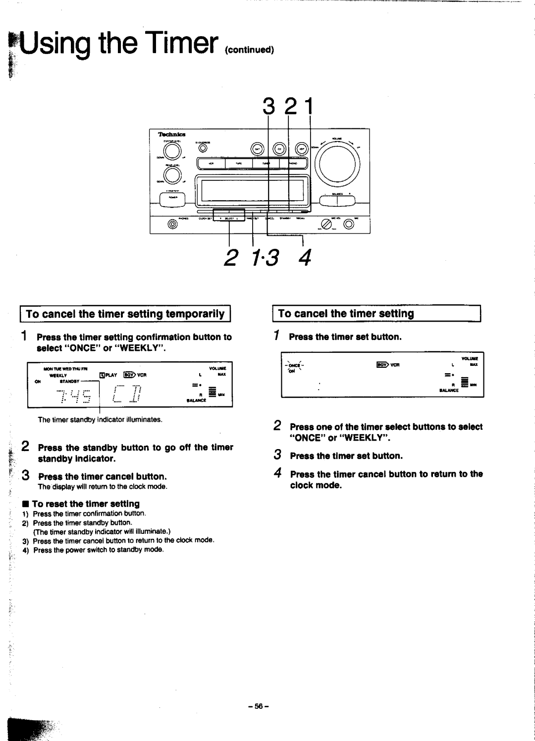 Technics SC-CH900 manual 