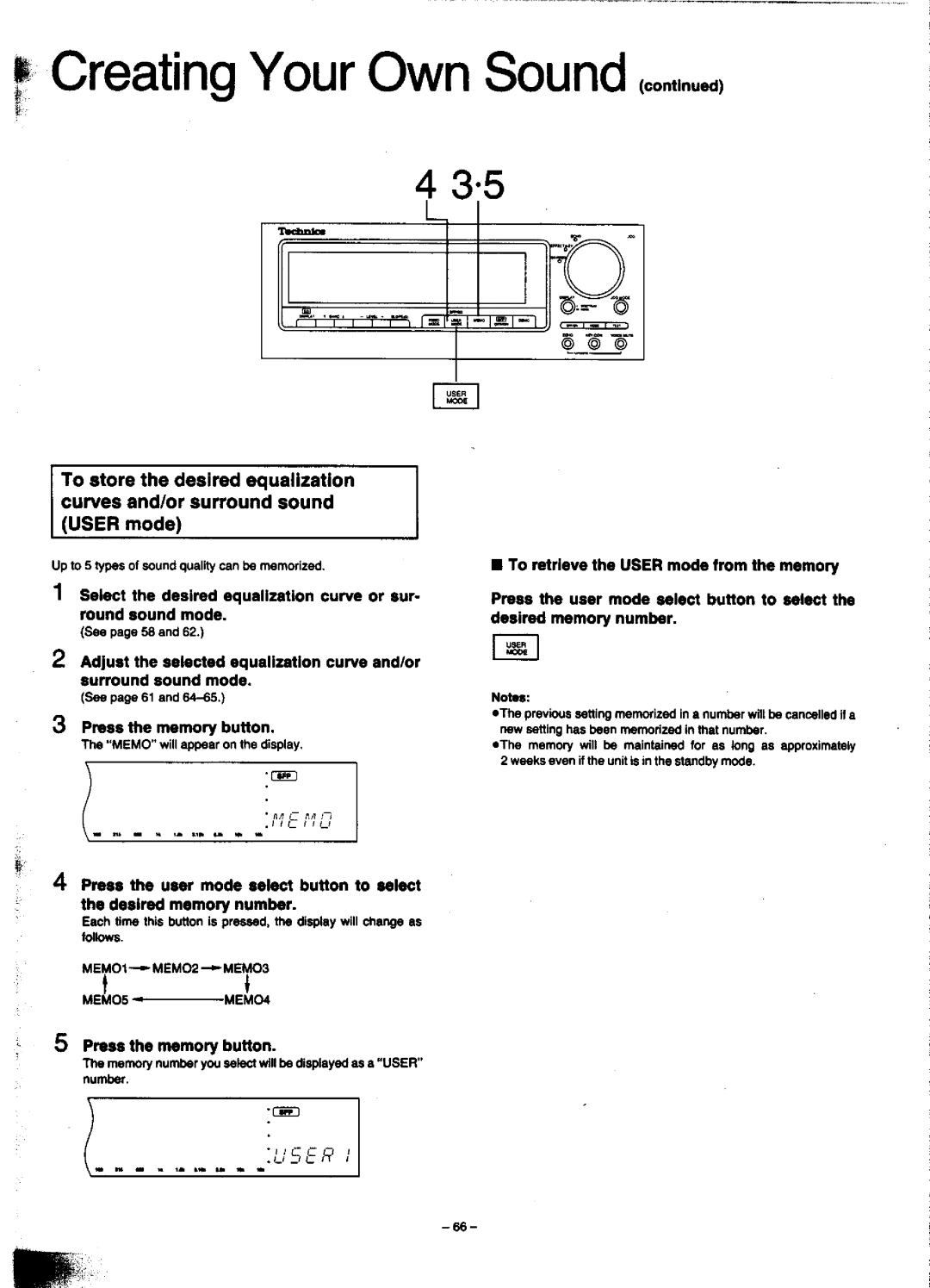 Technics SC-CH900 manual 