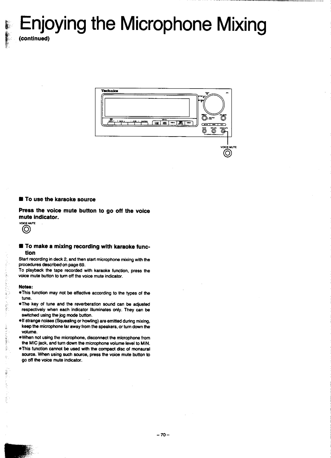 Technics SC-CH900 manual 