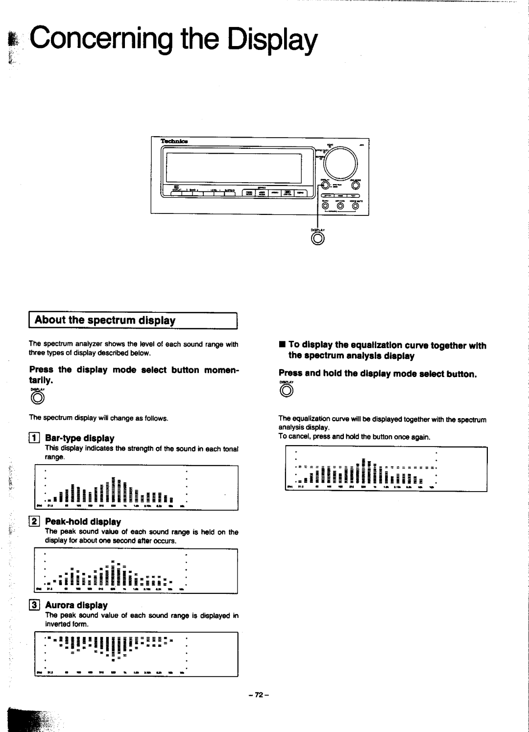 Technics SC-CH900 manual 