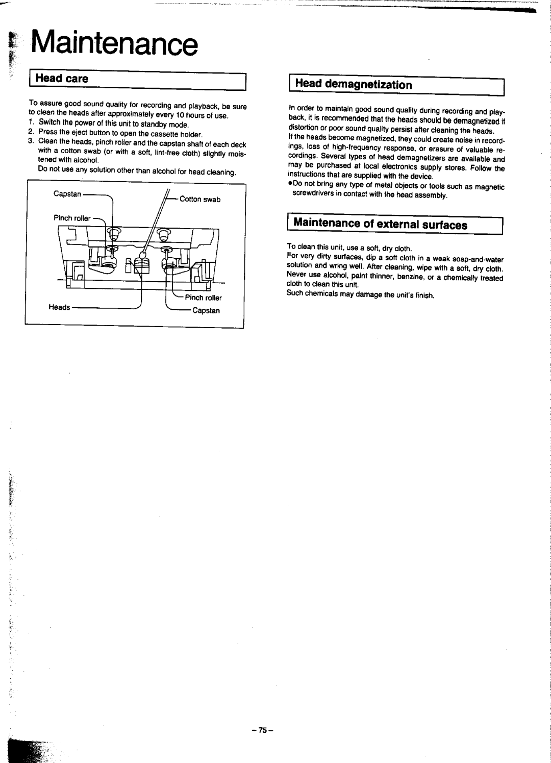 Technics SC-CH900 manual 