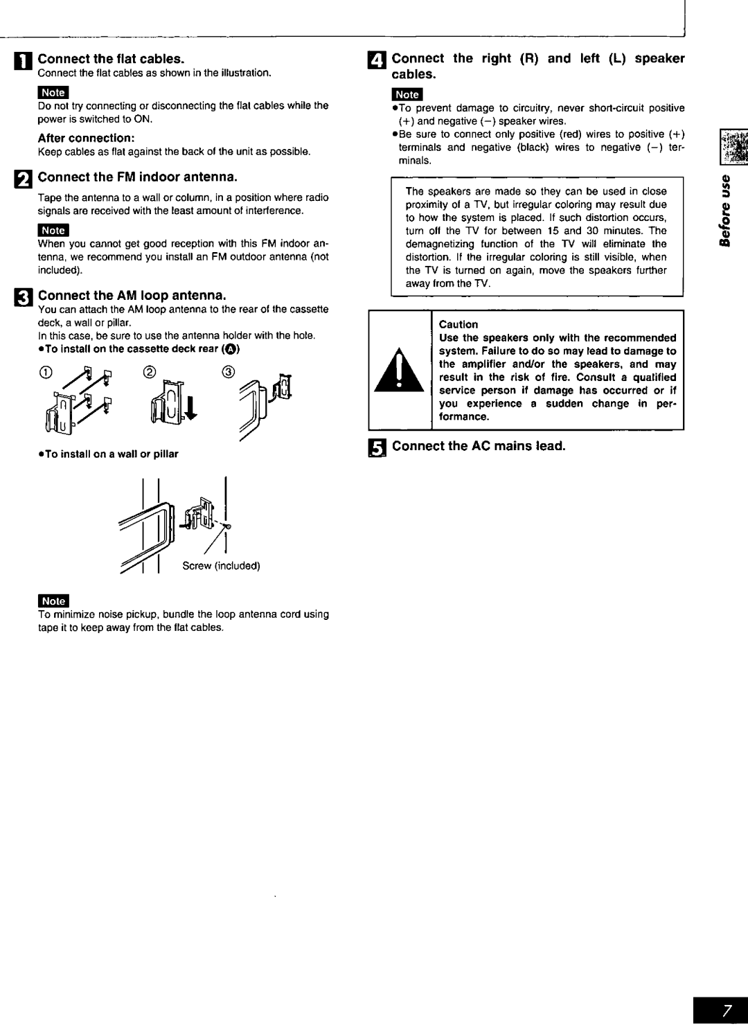 Technics SC-HD550, RQT4593-P manual 