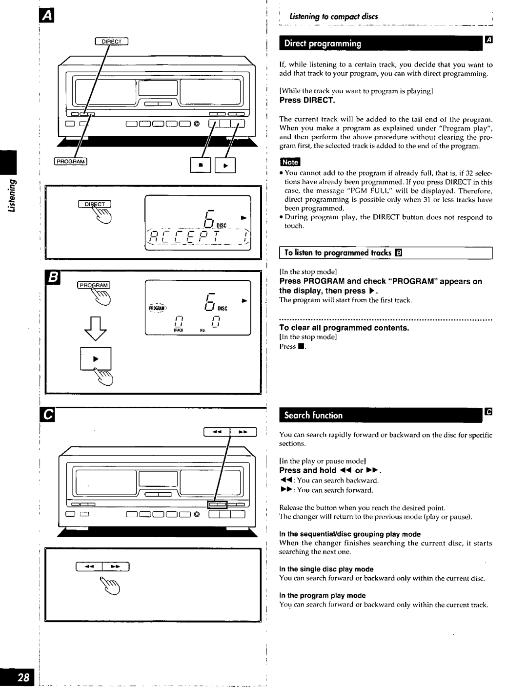 Technics SC-S2050 manual 