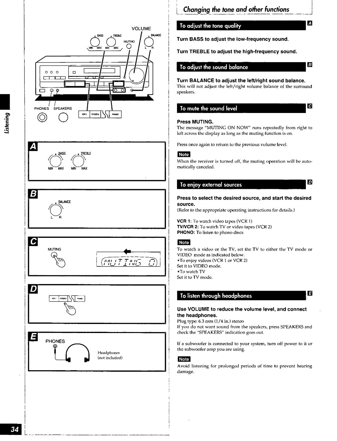 Technics SC-S2050 manual 