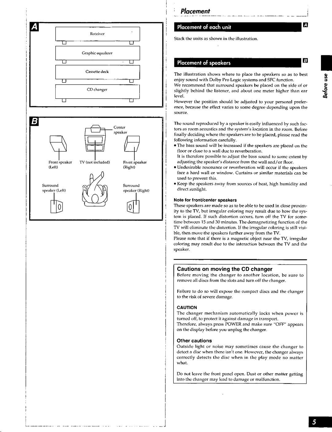 Technics SC-S2050 manual 