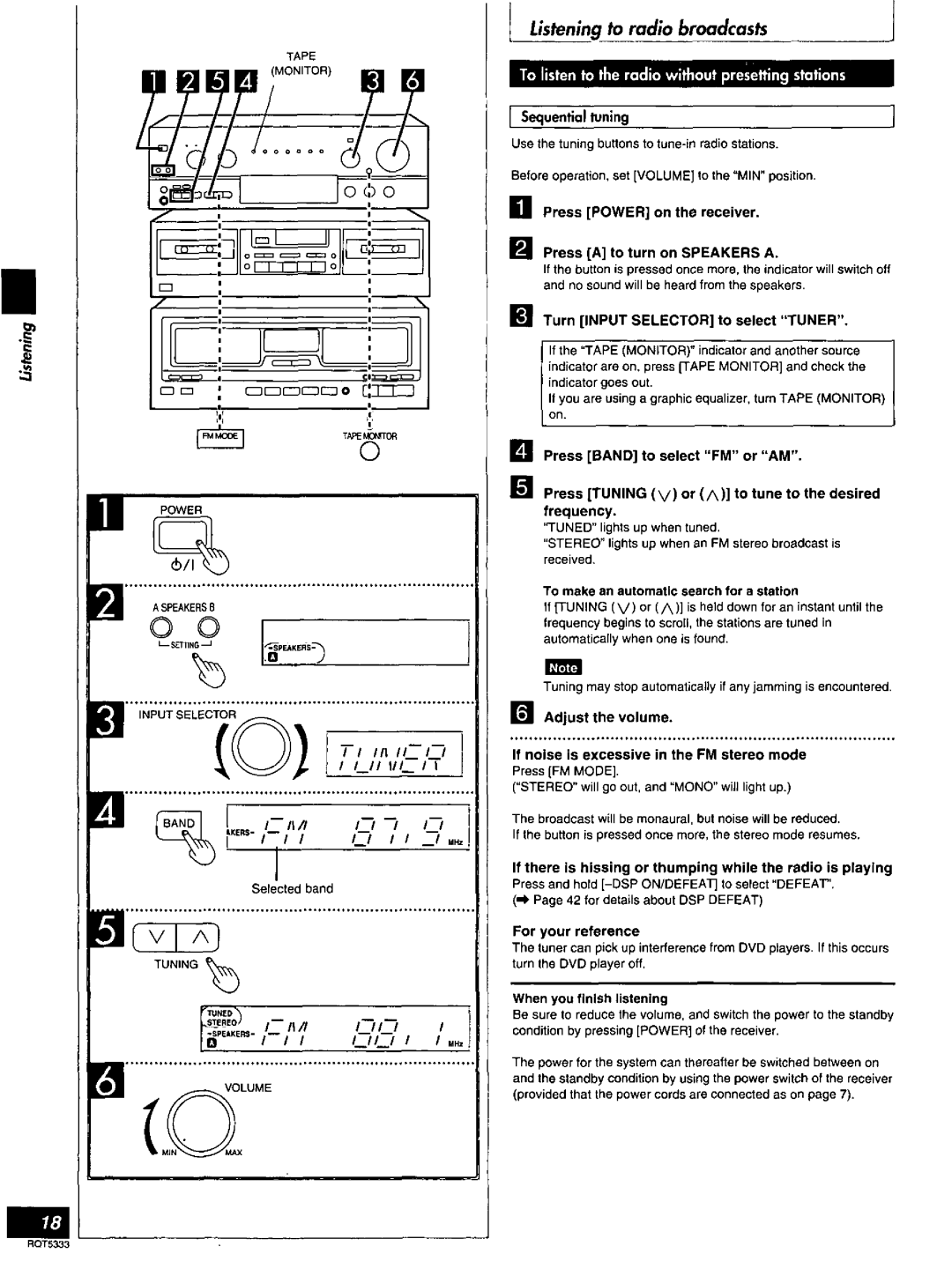 Technics SC-S2350 manual 