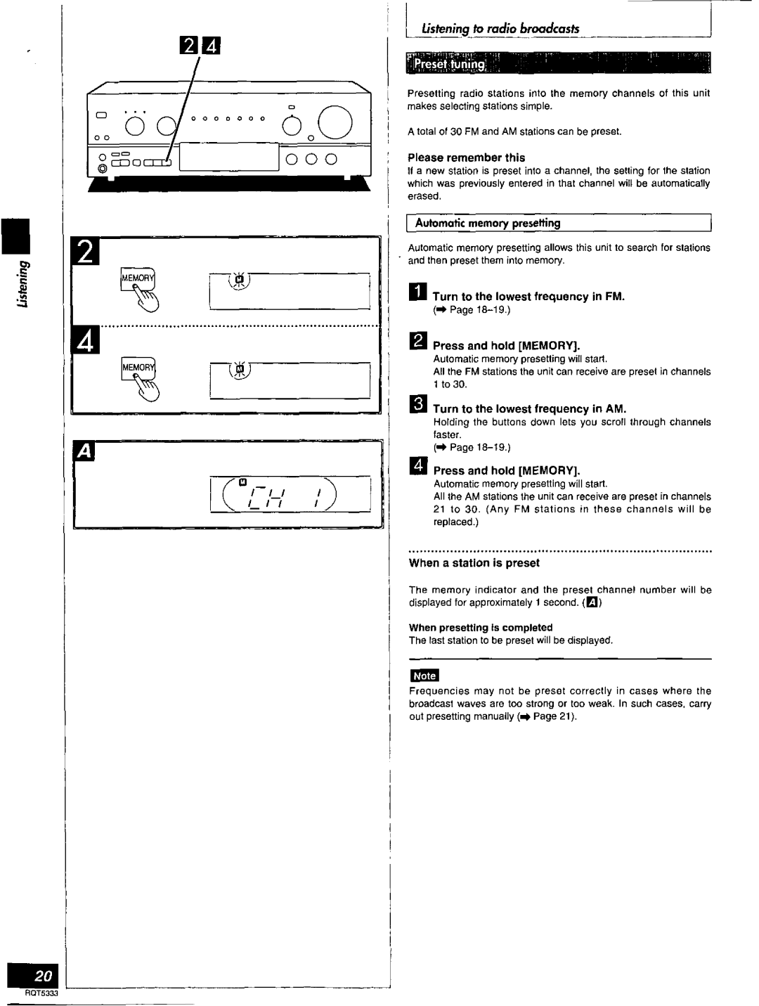 Technics SC-S2350 manual 