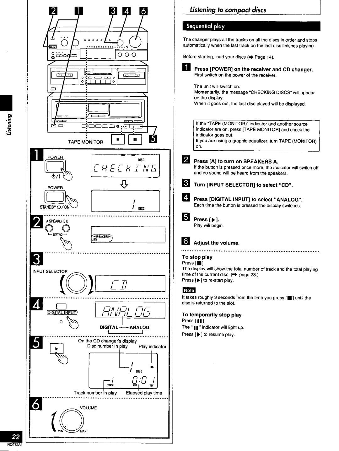 Technics SC-S2350 manual 