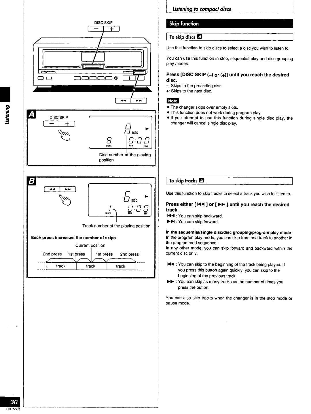 Technics SC-S2350 manual 