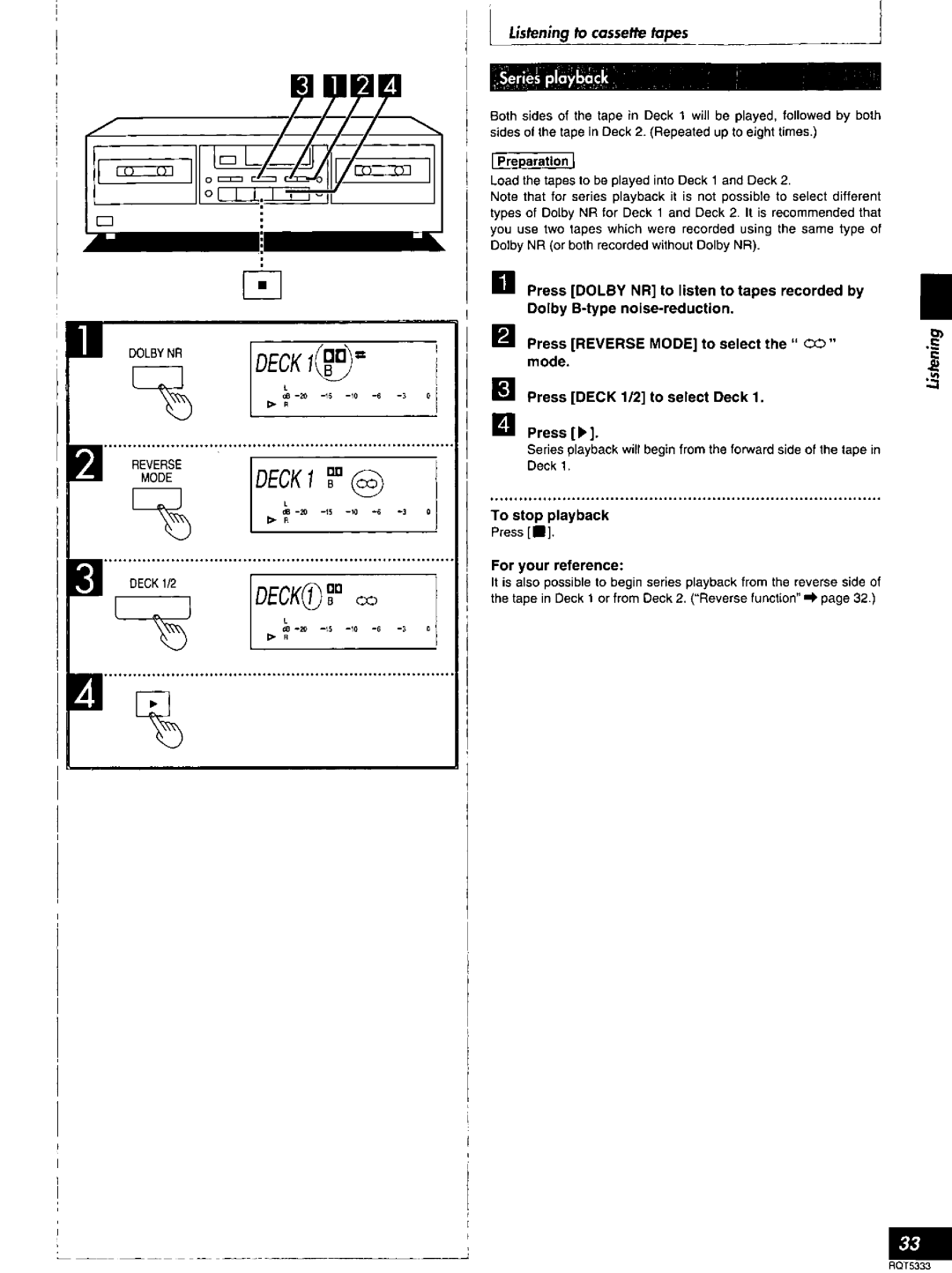 Technics SC-S2350 manual 