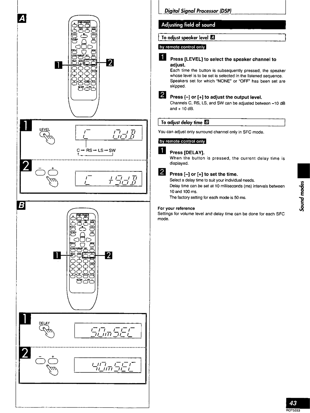 Technics SC-S2350 manual 