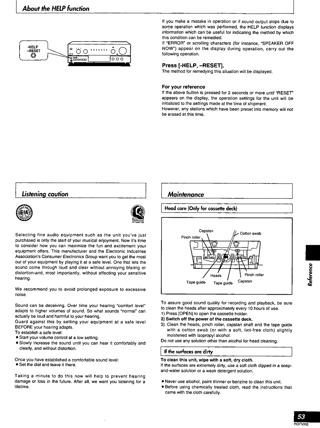 Technics SC-S2350 manual 